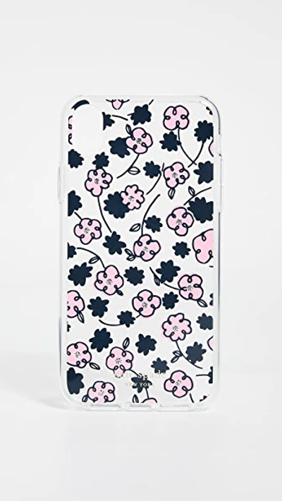 Shop Kate Spade Jeweled Floradoodle Iphone Case In Multi
