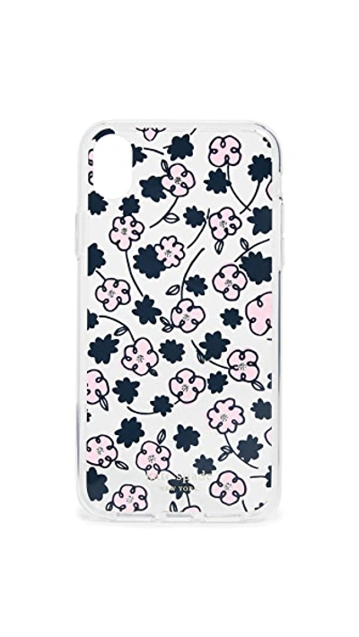 Shop Kate Spade Jeweled Floradoodle Iphone Case In Multi