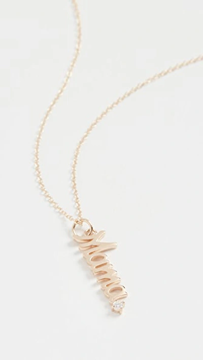 14k Mama Necklace