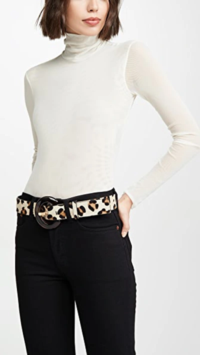 Shop Lizzie Fortunato Sofia Belt In Leopard