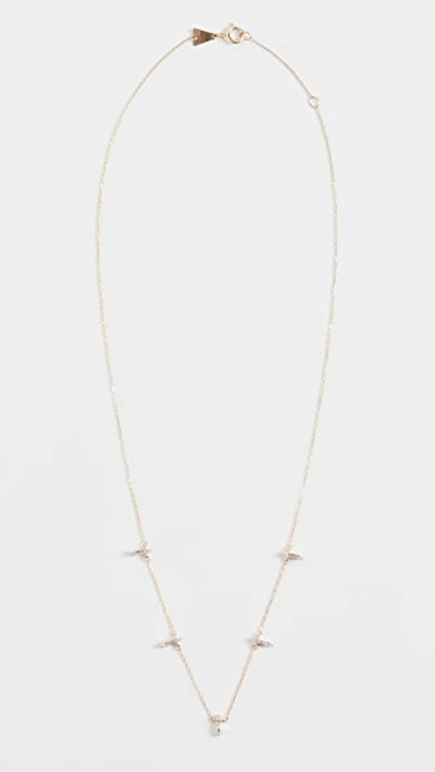 Shop Adina Reyter Stack Baguette Chain 14k Necklace In 14k Yellow Gold