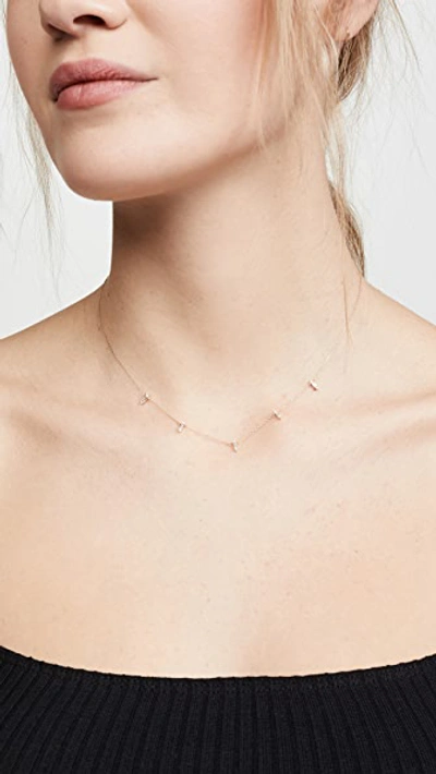 Shop Adina Reyter Stack Baguette Chain 14k Necklace In 14k Yellow Gold
