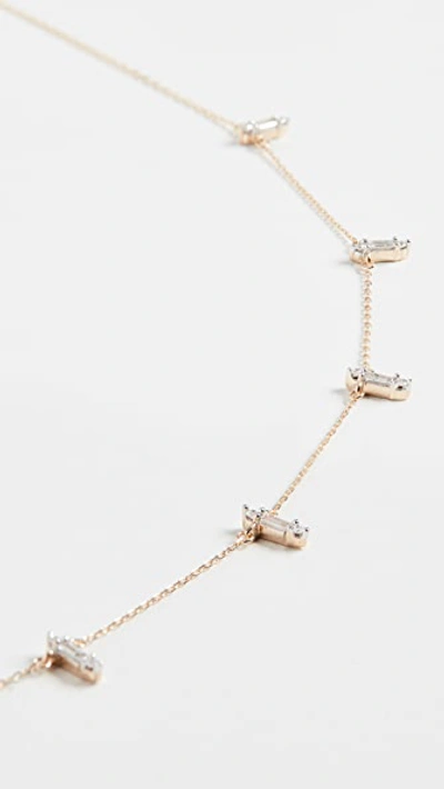 Shop Adina Reyter Stack Baguette Chain 14k Necklace In 14k Yellow Gold