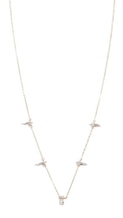 Stack Baguette Chain 14k Necklace