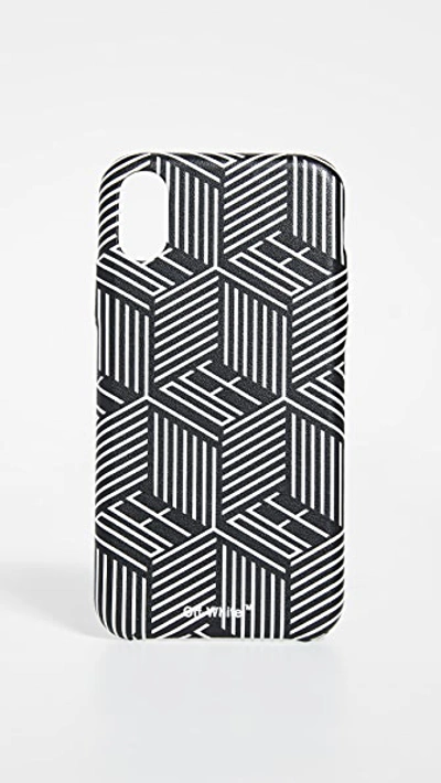Shop Off-white Monogram Iphone X Case In Black