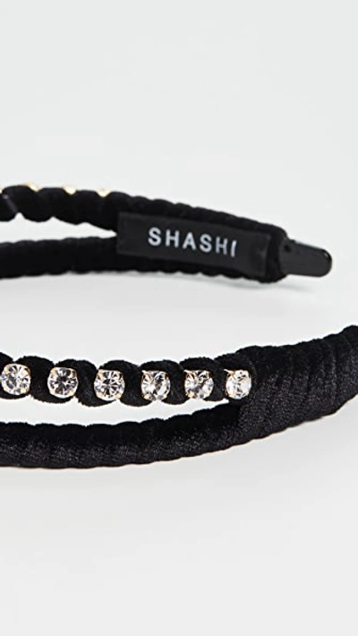 Shop Shashi Casino Headband In Black
