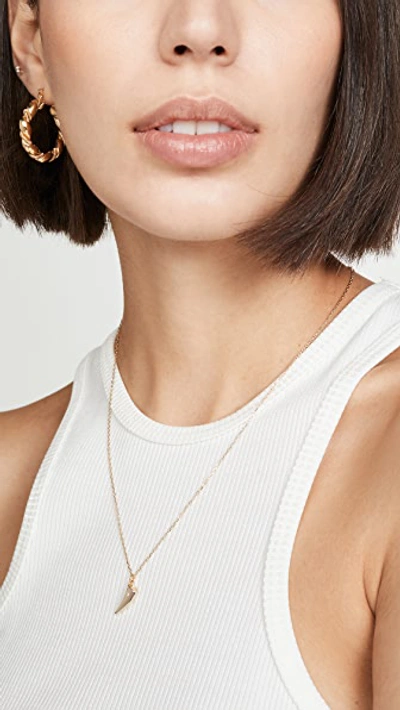 Shop Shashi Lilith Necklace In Gold