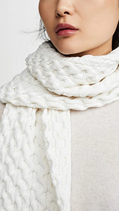 Shop Rag & Bone Aran Scarf In Ivory