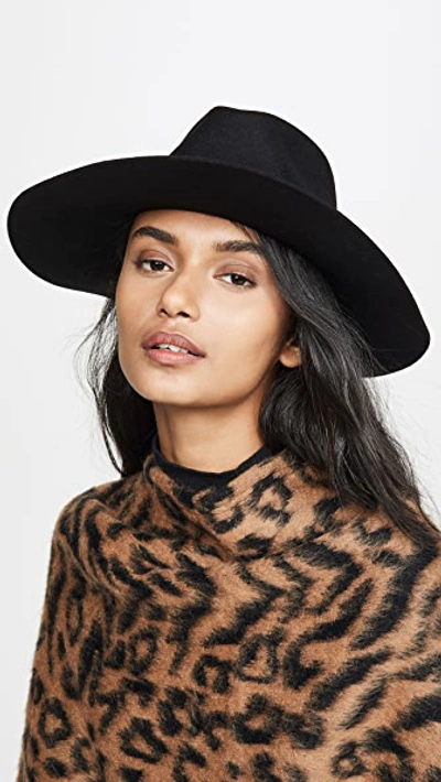 Shop Rag & Bone Kacy Fedora Hat In Black