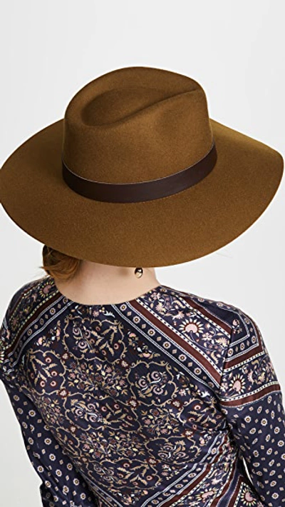 Shop Rag & Bone Kacy Fedora Hat In Tan