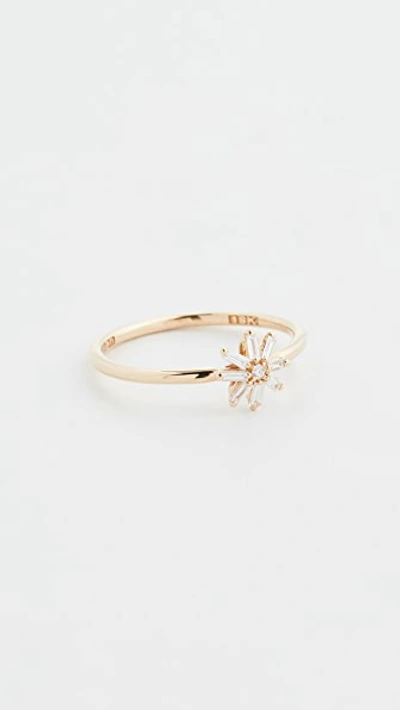 Shop Suzanne Kalan 18k Yellow Gold Small Starburst Ring