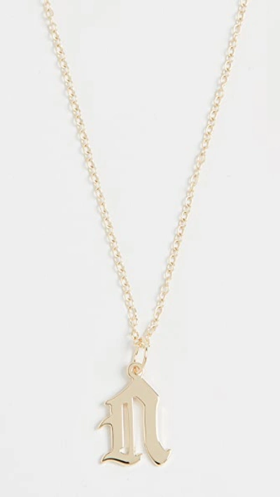 Shop Jennifer Zeuner Jewelry Emmanuelle Initial Necklace