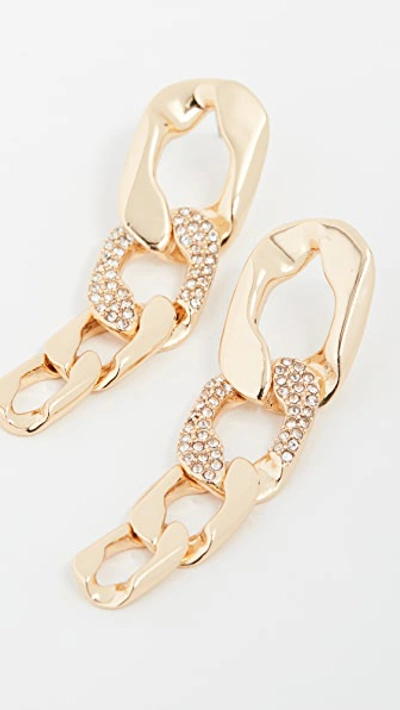 Shop Baublebar Michel Drop Earrings In Clear/gold