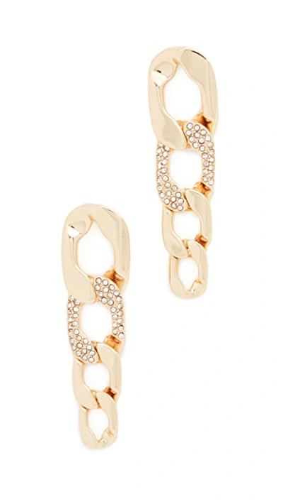 Shop Baublebar Michel Drop Earrings In Clear/gold