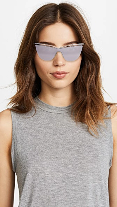 SL 249 Metal Cat Eye Sunglasses