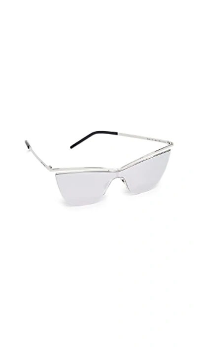 SL 249 Metal Cat Eye Sunglasses
