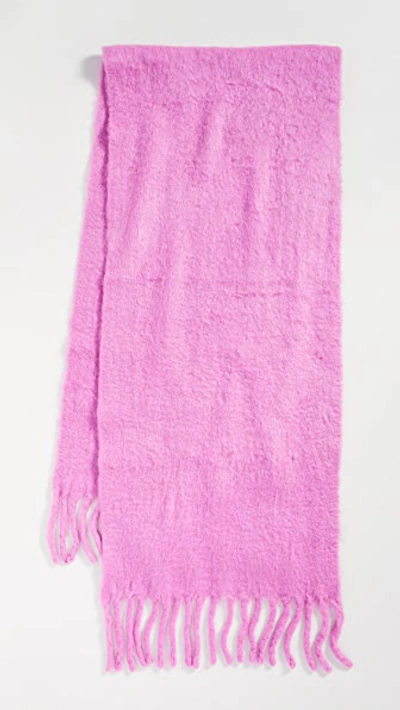 Shop Rebecca Minkoff Woven Blanket Scarf In Punch