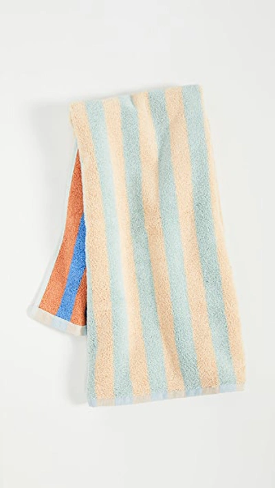 Shop Shopbop Home Shopbop @home Dusen Dusen Hand Towel In Peach Stripe