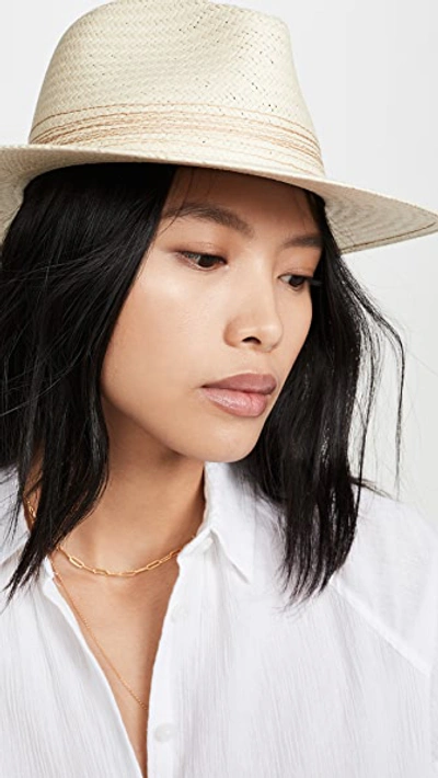 Shop Rag & Bone Packable Straw Fedora In Natural