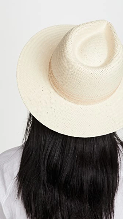 Shop Rag & Bone Packable Straw Fedora In Natural