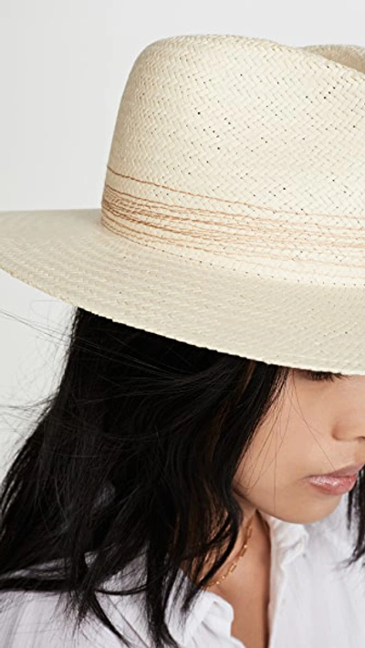 Shop Rag & Bone Packable Straw Fedora In Natural