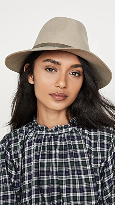 Shop Rag & Bone Floppy Brim Fedora In Warm Gray