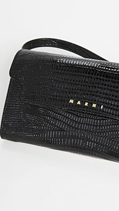 Shop Marni Trunk Wallet In Black