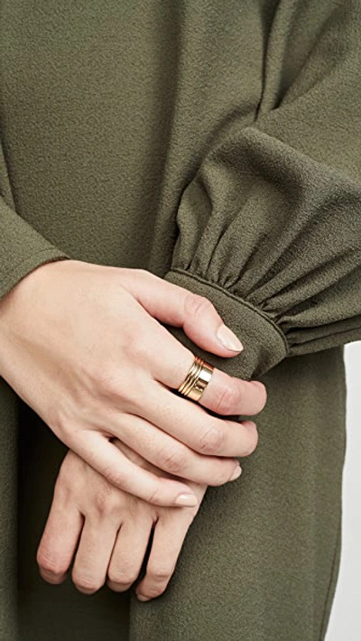 Shop Shashi Axel Ring In Gold