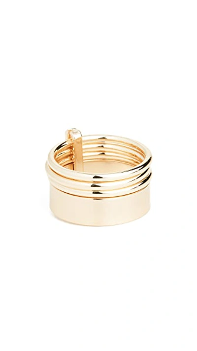 Shop Shashi Axel Ring In Gold