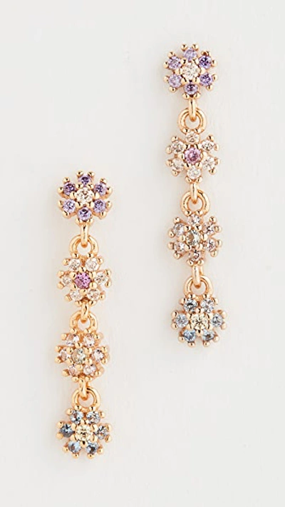 Shop Baublebar Flor Earrings In Multi/gold