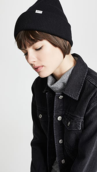 madewell black beanie