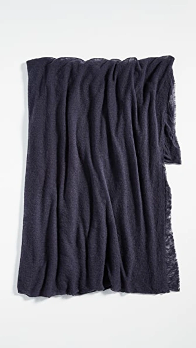 Shop Isabel Marant Zephyr Cashmere Scarf In Dark Purple