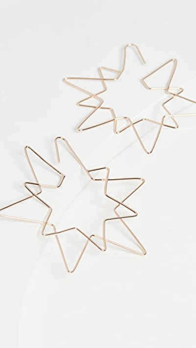 Shop Baublebar Star Wire Drop Earrings In Gold