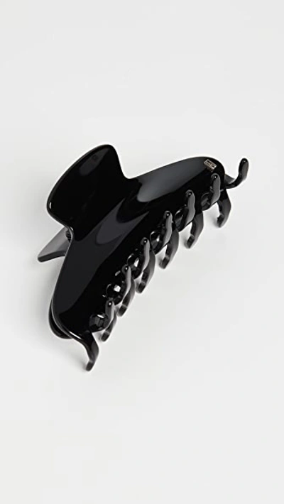 Alexandre De Paris Timeless Medium Hair Jaw Clip In Black