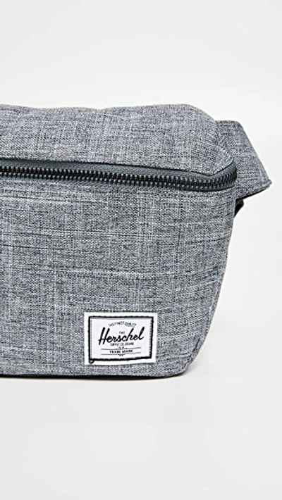 Shop Herschel Supply Co. Fifteen Fanny Pack In Raven Crosshatch