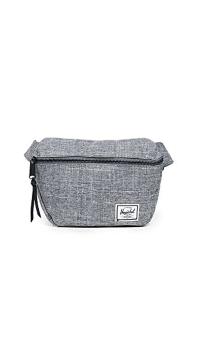 Shop Herschel Supply Co Fifteen Fanny Pack In Raven Crosshatch