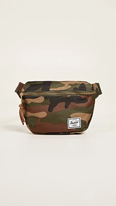 Shop Herschel Supply Co. Fifteen Fanny Pack In Woodland Camo