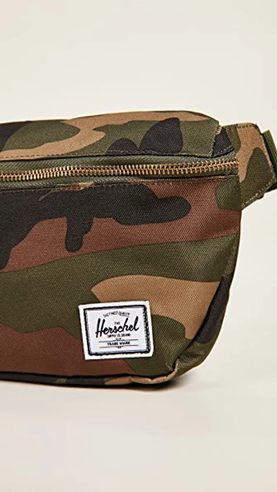 Shop Herschel Supply Co. Fifteen Fanny Pack In Woodland Camo