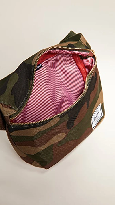 Shop Herschel Supply Co Fifteen Fanny Pack In Woodland Camo