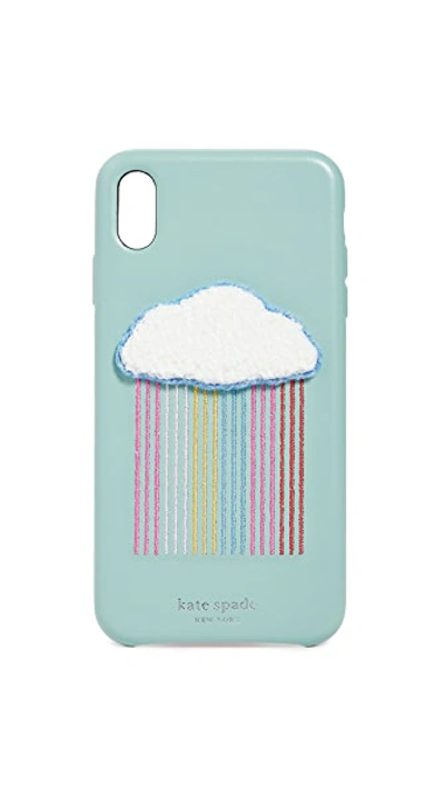 Shop Kate Spade Rainbow Cloud Patch Iphone Case