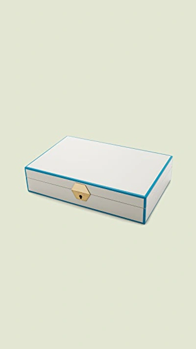 Shop Jonathan Adler Lacquer Jewelry Box In White