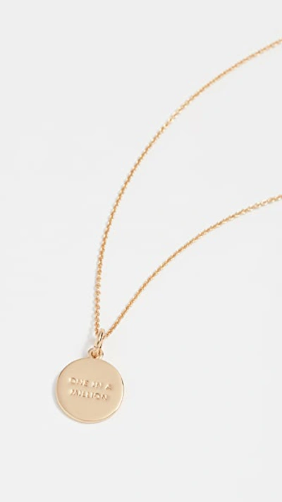 Shop Kate Spade Letter Pendant Necklace In M