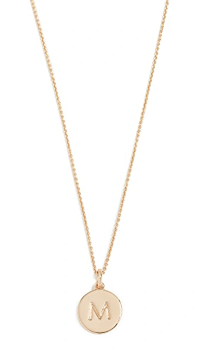 Shop Kate Spade Letter Pendant Necklace In M