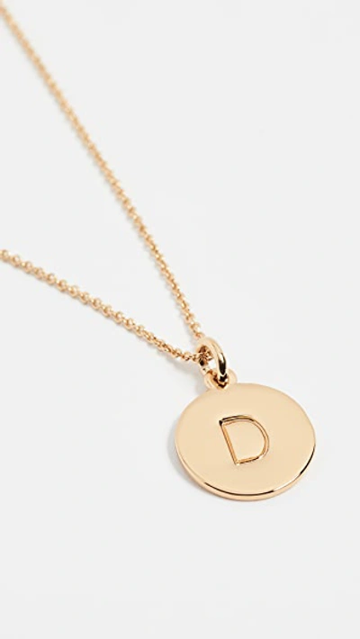 Shop Kate Spade Letter Pendant Necklace In D