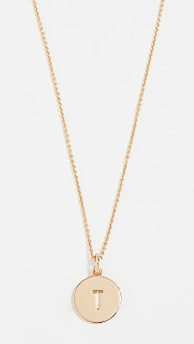 Shop Kate Spade Letter Pendant Necklace In T