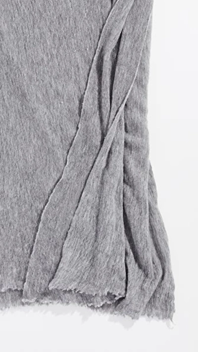 Shop Isabel Marant Zephyr Cashmere Scarf In Light Grey