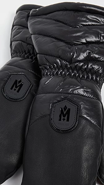 Shop Mackage Mika Outdoor Mittens In Black