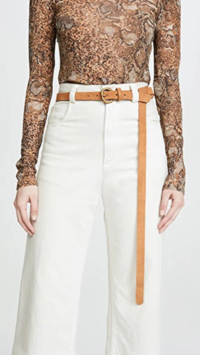 Shop Rachel Comey Mini Estate Belt In Habano