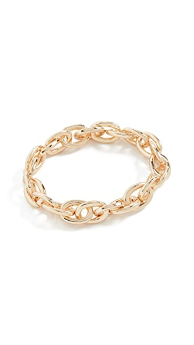 Shop Shashi Chain Of Command Bracelet In Gold