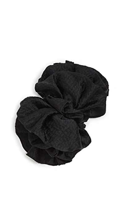 Shop Jennifer Behr Fabric Barrette In Black